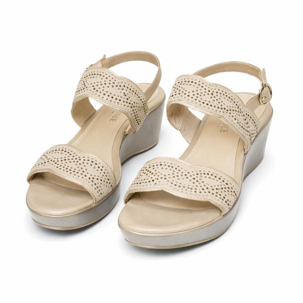 SOFT SPACE CALZATURA COMODA WEDGE SANDALS TAN 39